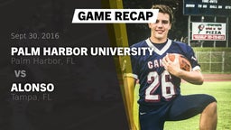Recap: Palm Harbor University  vs. Alonso  2016