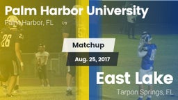 Matchup: Palm Harbor U HS vs. East Lake  2017