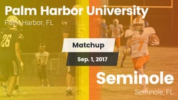 Matchup: Palm Harbor U HS vs. Seminole  2017