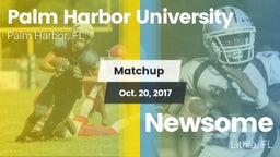 Matchup: Palm Harbor U HS vs. Newsome  2017