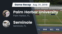 Recap: Palm Harbor University  vs. Seminole  2018