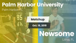 Matchup: Palm Harbor U HS vs. Newsome  2018