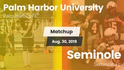 Matchup: Palm Harbor U HS vs. Seminole  2019