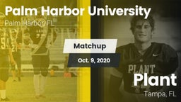 Matchup: Palm Harbor U HS vs. Plant  2020