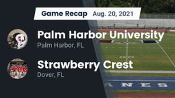 Recap: Palm Harbor University  vs. Strawberry Crest  2021