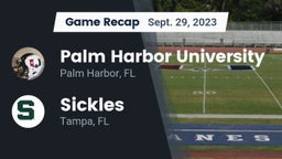 Recap: Palm Harbor University  vs. Sickles  2023