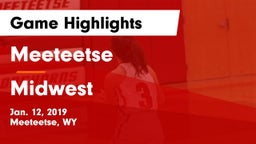 Meeteetse  vs Midwest  Game Highlights - Jan. 12, 2019