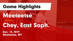 Meeteetse  vs Chey. East Soph. Game Highlights - Dec. 13, 2019