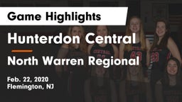 Hunterdon Central  vs North Warren Regional  Game Highlights - Feb. 22, 2020