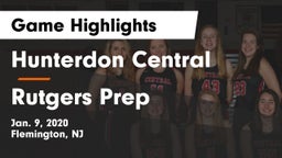 Hunterdon Central  vs Rutgers Prep  Game Highlights - Jan. 9, 2020