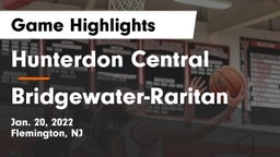 Hunterdon Central  vs Bridgewater-Raritan  Game Highlights - Jan. 20, 2022