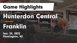 Hunterdon Central  vs Franklin  Game Highlights - Jan. 25, 2022