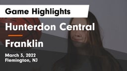 Hunterdon Central  vs Franklin  Game Highlights - March 3, 2022