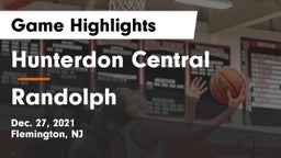 Hunterdon Central  vs Randolph  Game Highlights - Dec. 27, 2021