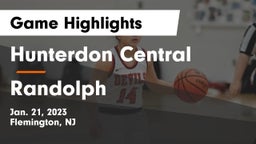 Hunterdon Central  vs Randolph  Game Highlights - Jan. 21, 2023