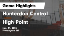 Hunterdon Central  vs High Point  Game Highlights - Jan. 31, 2023