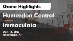 Hunterdon Central  vs Immaculata  Game Highlights - Dec. 14, 2023