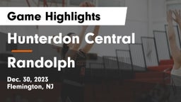 Hunterdon Central  vs Randolph  Game Highlights - Dec. 30, 2023