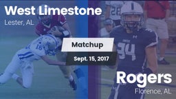 Matchup: West Limestone vs. Rogers  2017