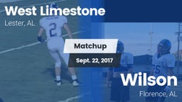 Matchup: West Limestone vs. Wilson  2017
