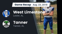 Recap: West Limestone  vs. Tanner  2018