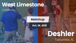 Matchup: West Limestone vs. Deshler  2018