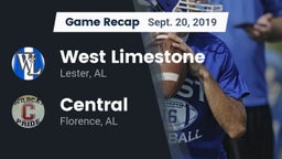 Recap: West Limestone  vs. Central  2019