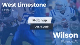 Matchup: West Limestone vs. Wilson  2019