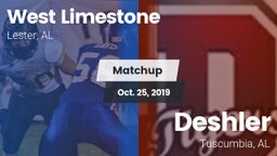 Matchup: West Limestone vs. Deshler  2019