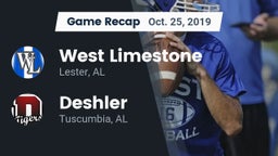 Recap: West Limestone  vs. Deshler  2019