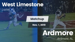 Matchup: West Limestone vs. Ardmore  2019