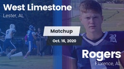Matchup: West Limestone vs. Rogers  2020