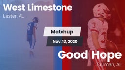 Matchup: West Limestone vs. Good Hope  2020
