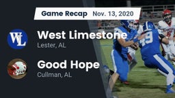 Recap: West Limestone  vs. Good Hope  2020