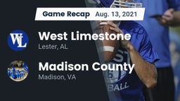 Recap: West Limestone  vs. Madison County  2021