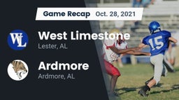 Recap: West Limestone  vs. Ardmore  2021