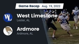 Recap: West Limestone  vs. Ardmore  2022
