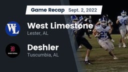 Recap: West Limestone  vs. Deshler  2022