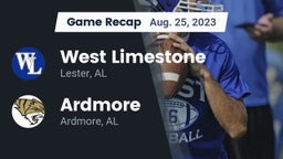 Recap: West Limestone  vs. Ardmore  2023