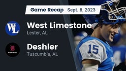 Recap: West Limestone  vs. Deshler  2023