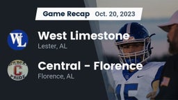 Recap: West Limestone  vs. Central  - Florence 2023