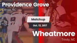 Matchup: Providence Grove vs. Wheatmore  2017