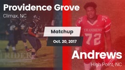 Matchup: Providence Grove vs. Andrews  2017