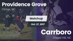 Matchup: Providence Grove vs. Carrboro  2017