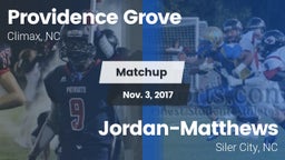 Matchup: Providence Grove vs. Jordan-Matthews  2017