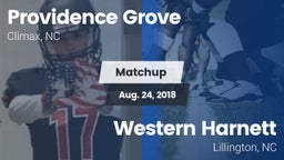 Matchup: Providence Grove vs. Western Harnett  2018