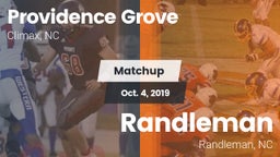 Matchup: Providence Grove vs. Randleman  2019