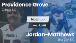 Matchup: Providence Grove vs. Jordan-Matthews  2019