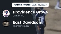 Recap: Providence Grove  vs. East Davidson  2023