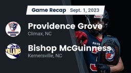 Recap: Providence Grove  vs. Bishop McGuinness  2023